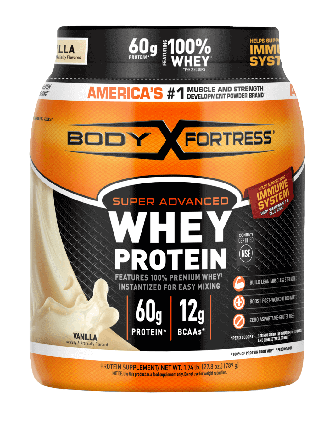 Super Advanced Whey Premium Protein Powder Vanilla