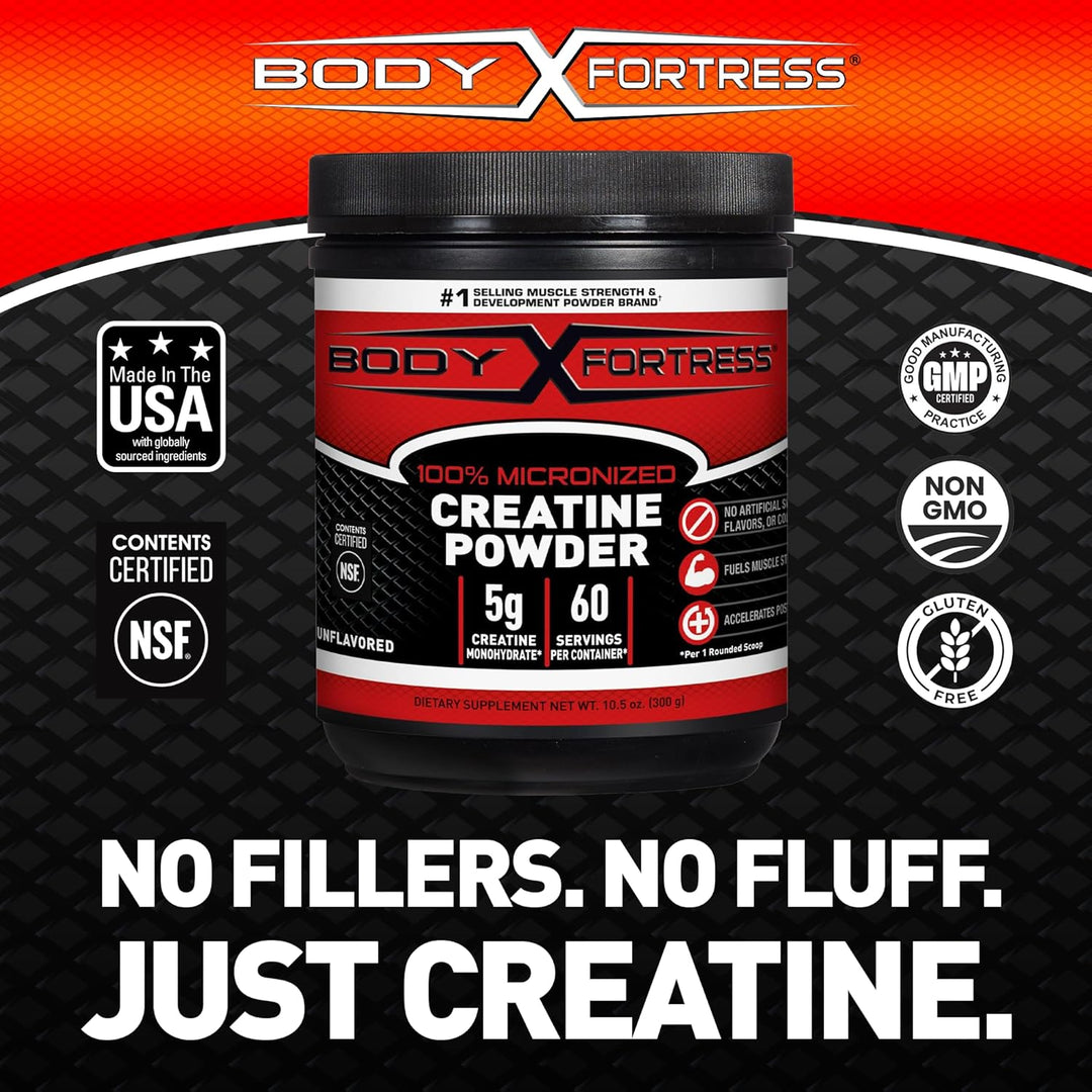Creatine Monohydrate Powder - Unflavored Micronized Creatine