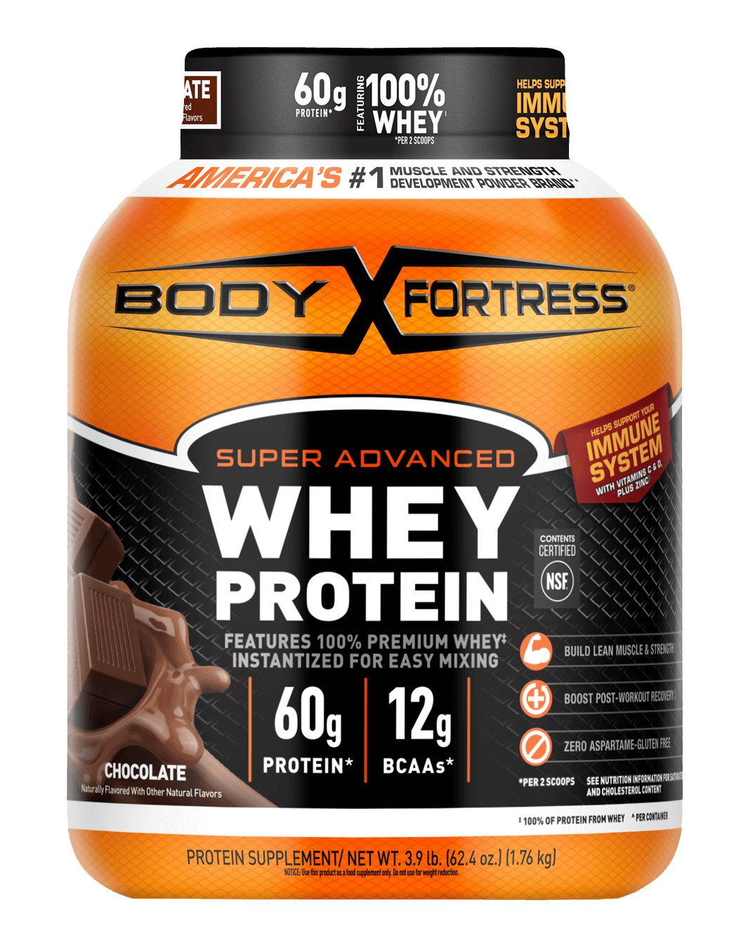 Super Advanced Whey Protein Powder, Chocolate