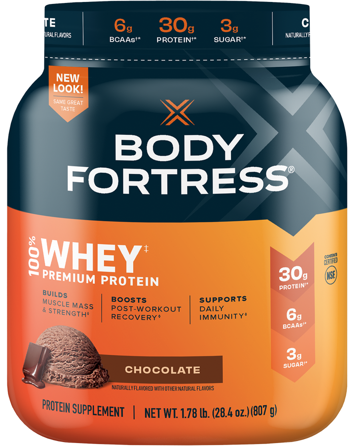 100% Whey, Premium Protein Powder, Chocolate
