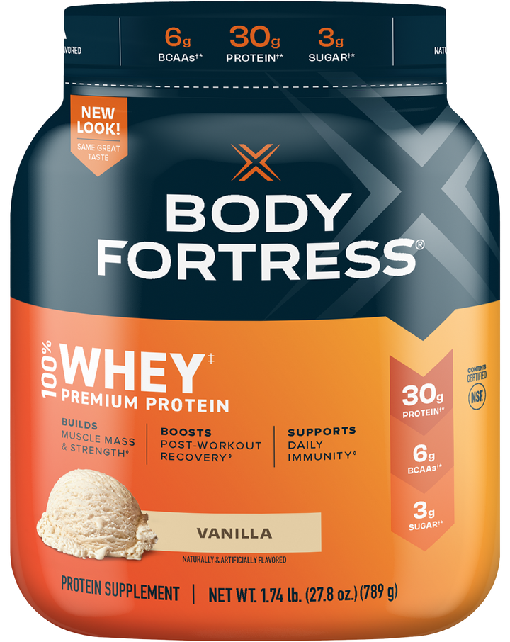 100% Whey, Premium Protein Powder, Vanilla