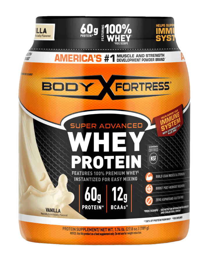 Super Advanced Whey, Premium Protein Powder, Vanilla